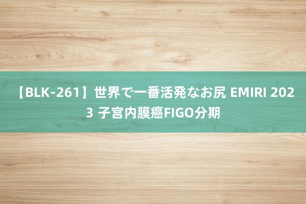 【BLK-261】世界で一番活発なお尻 EMIRI 2023 子宫内膜癌FIGO分期